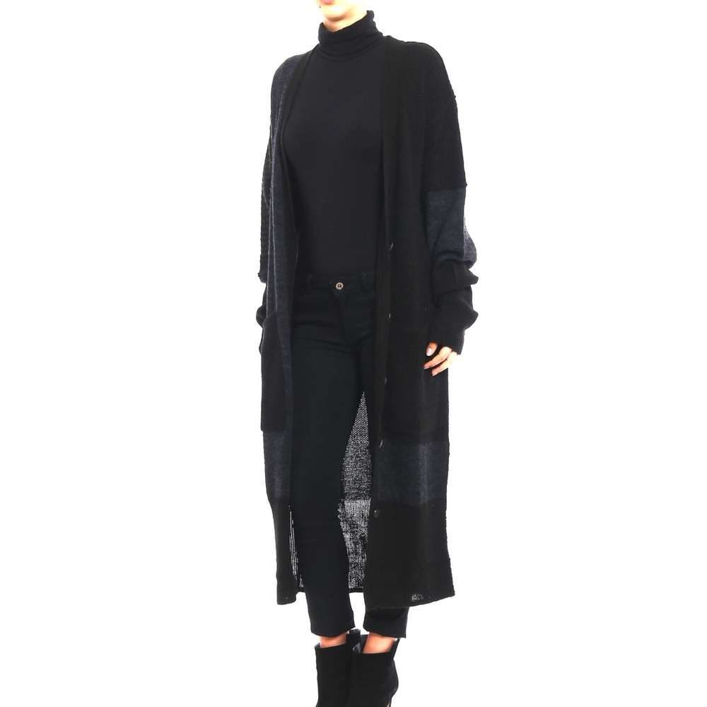 Mcq By Alexander Mcqueen Long Patchwork Duster Ca… - image 2